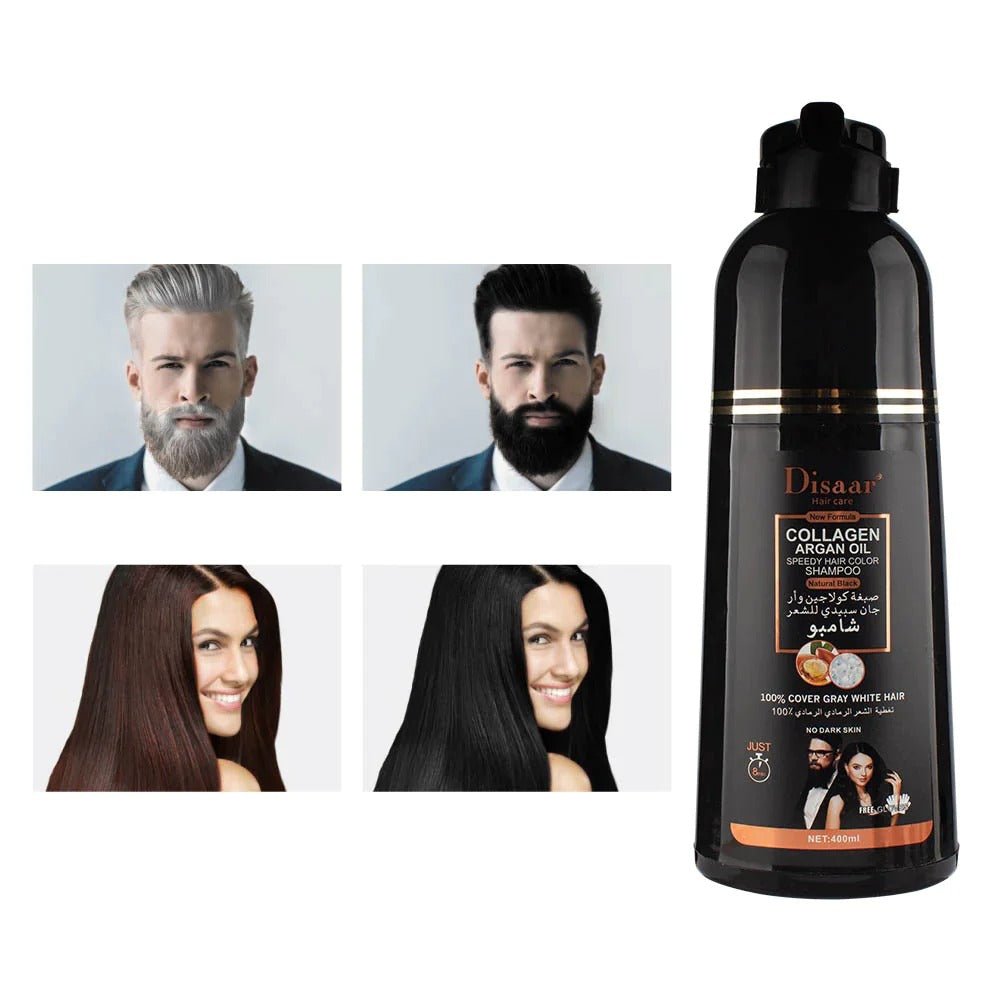 DISAAR huile d'Argan Marocaine -Eliminez les Cheveux Gris ! | Garantie Satisfait ou Remboursé